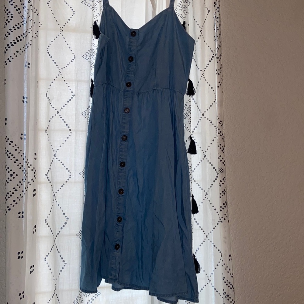 Blue dress